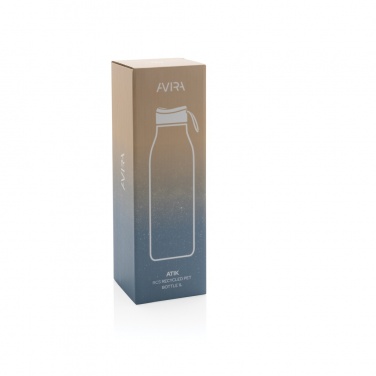 Logo trade promotional products picture of: Avira Atik RCS Recycled PET bottle 1L